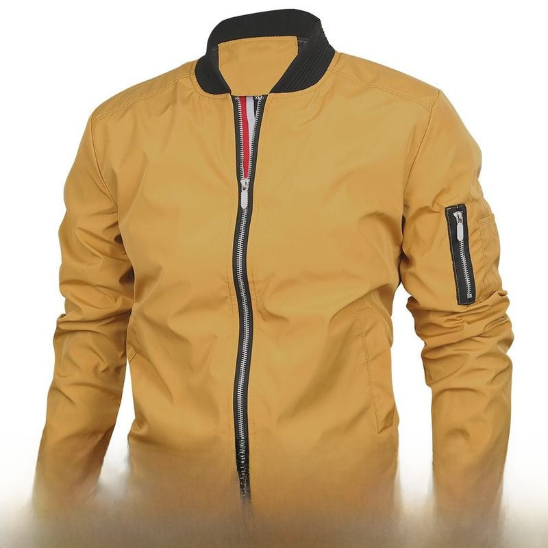 Shop Roman Slim Baseball Jacket