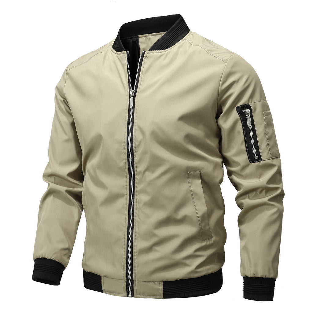 Shop Roman Slim Baseball Jacket