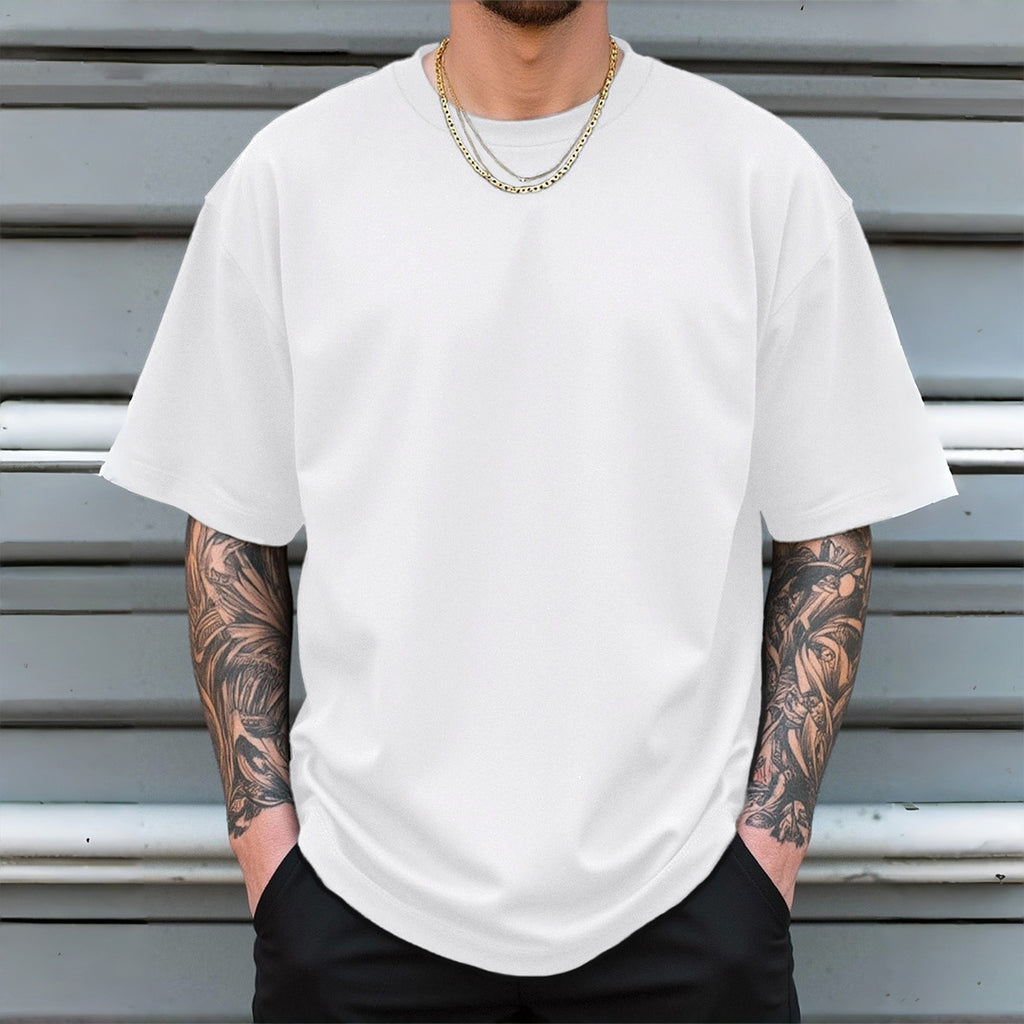 Pure Cotton Round Neck T-Shirt