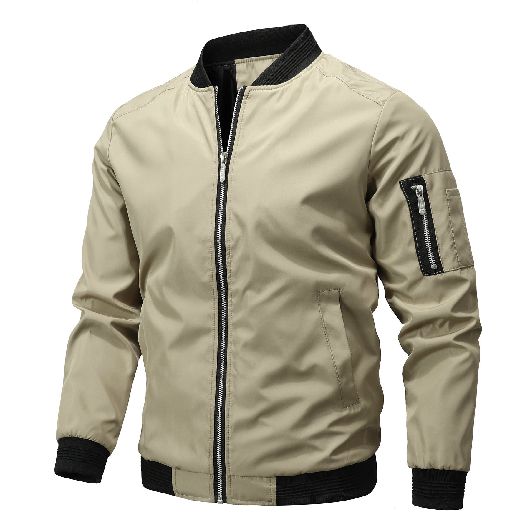 Shop Roman Slim Baseball Jacket