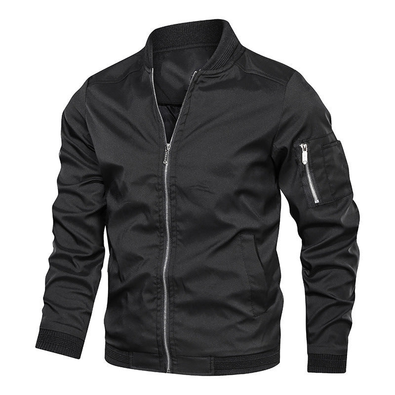 Shop Roman Slim Baseball Jacket
