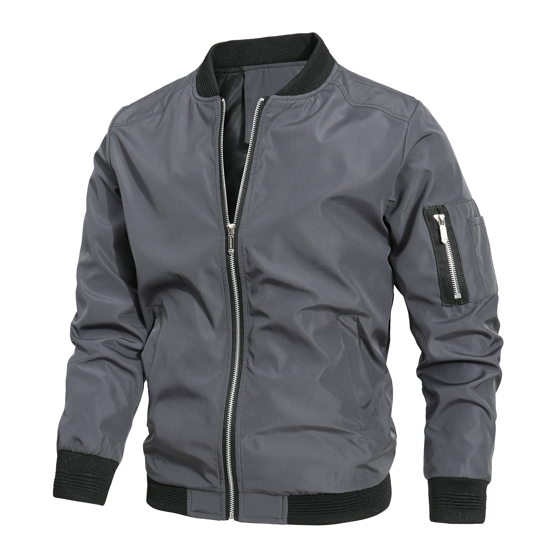 Shop Roman Slim Baseball Jacket